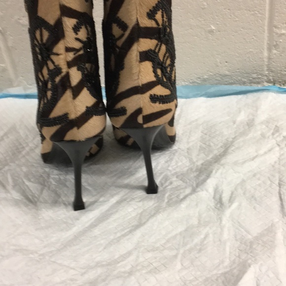 Escada zebra chocolate boot - Picture 5 of 6